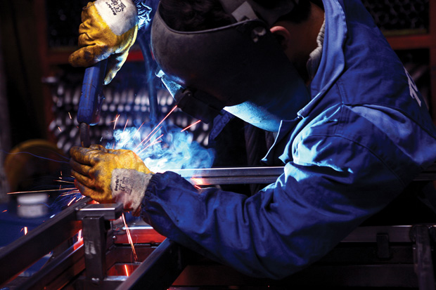 Gas Submerged and Argon Welding Line